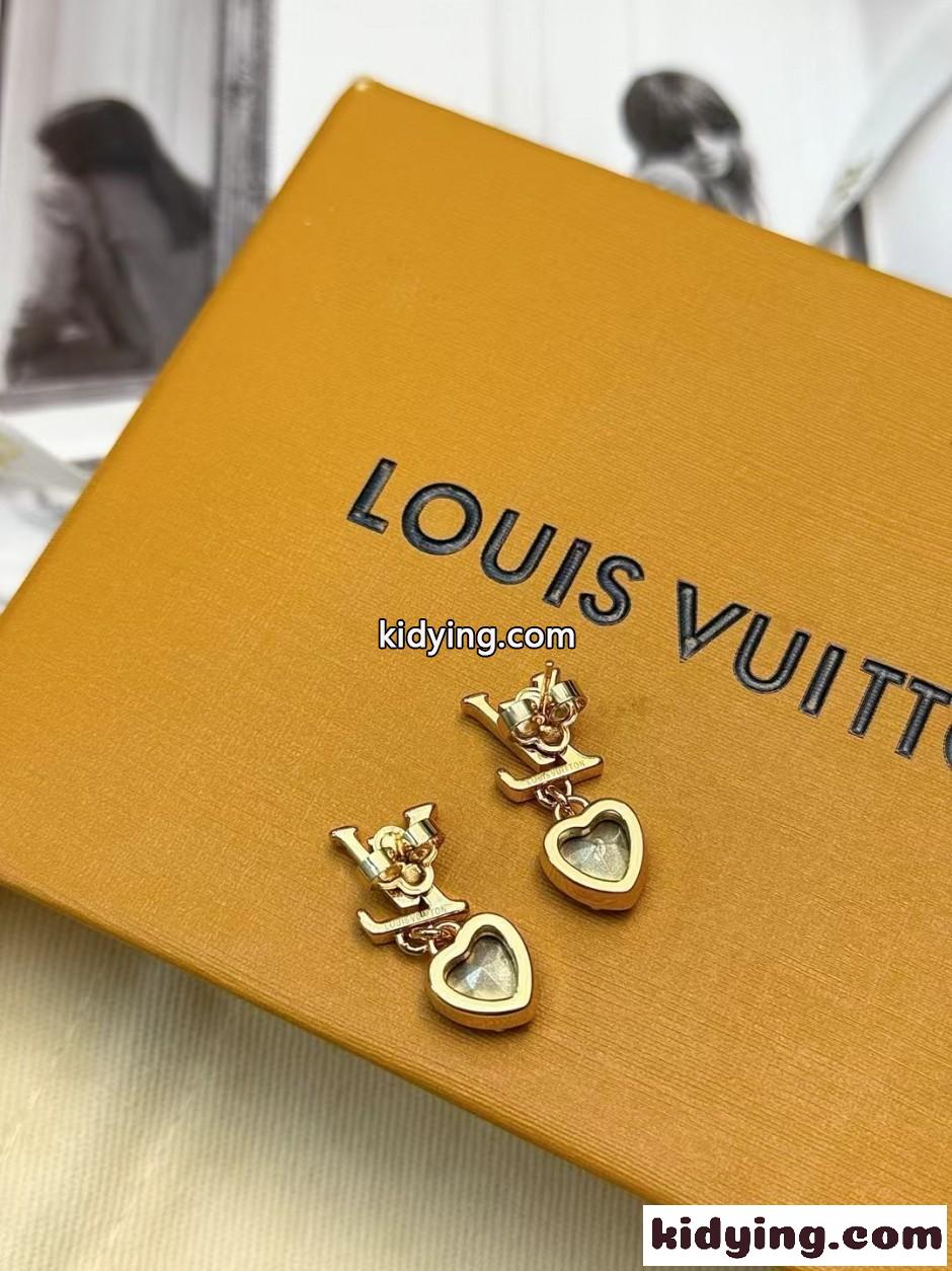 洗練された エレガント LV ピアス ルイ・ヴィトン イヤリング 偽物 合わせやすい-4