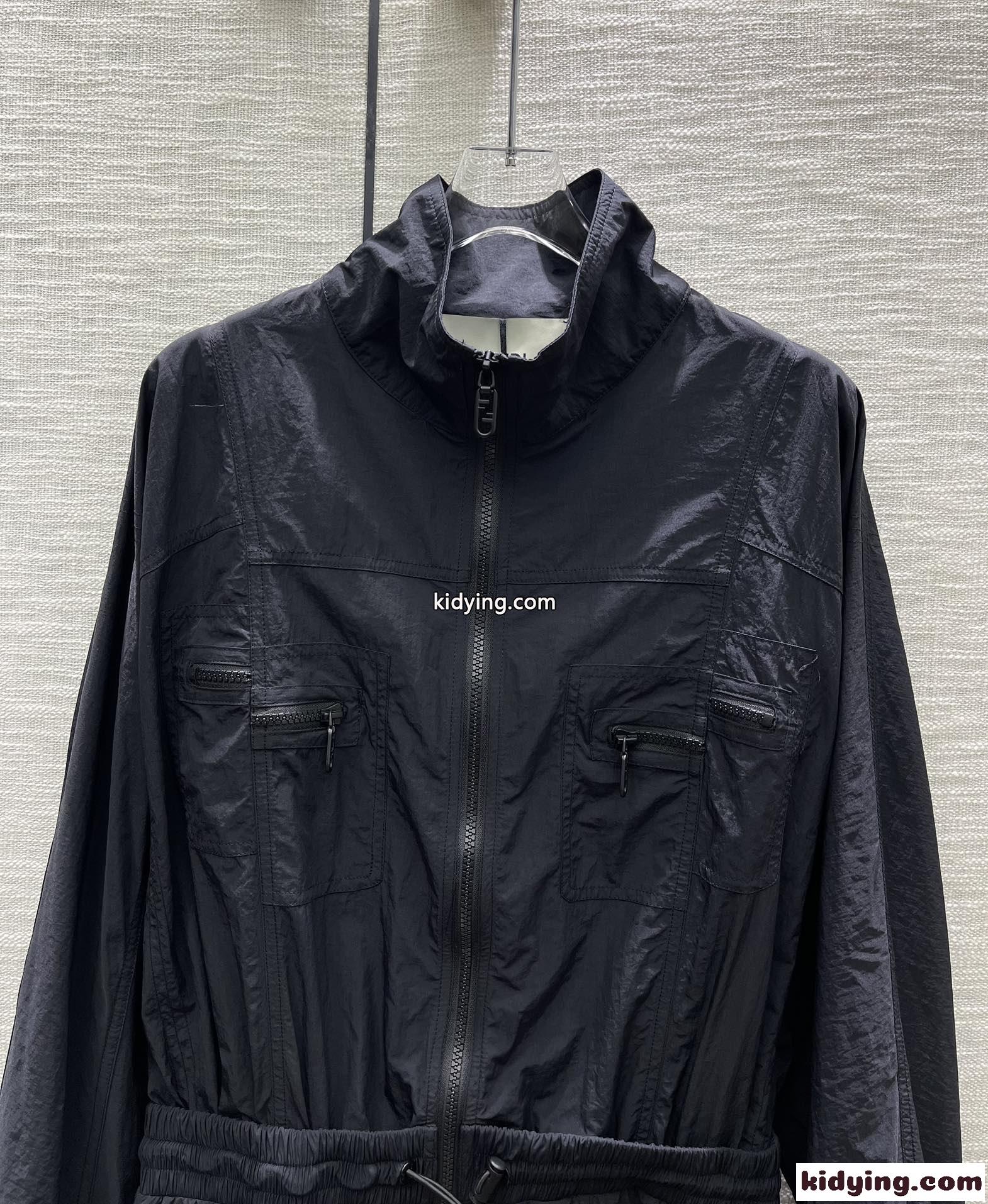FENDI by MARC JACOBS ブラックナイロン ドレス フェンディ ワンピース コピー ブラック-2