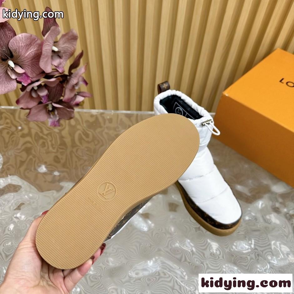 ルイ・ヴィトン ブーツ スーパーコピー LV クラウド アンクルブーツスニーカー ホワイト-4