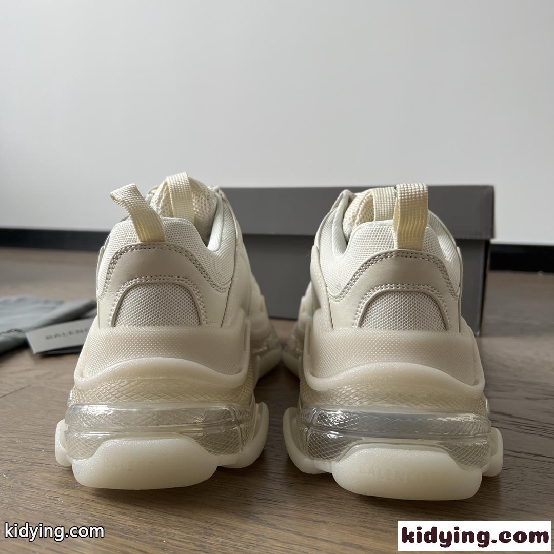 人気 軽量 Triple S Clear Sole バレンシアガ スニーカー スーパーコピー ホワイト-2
