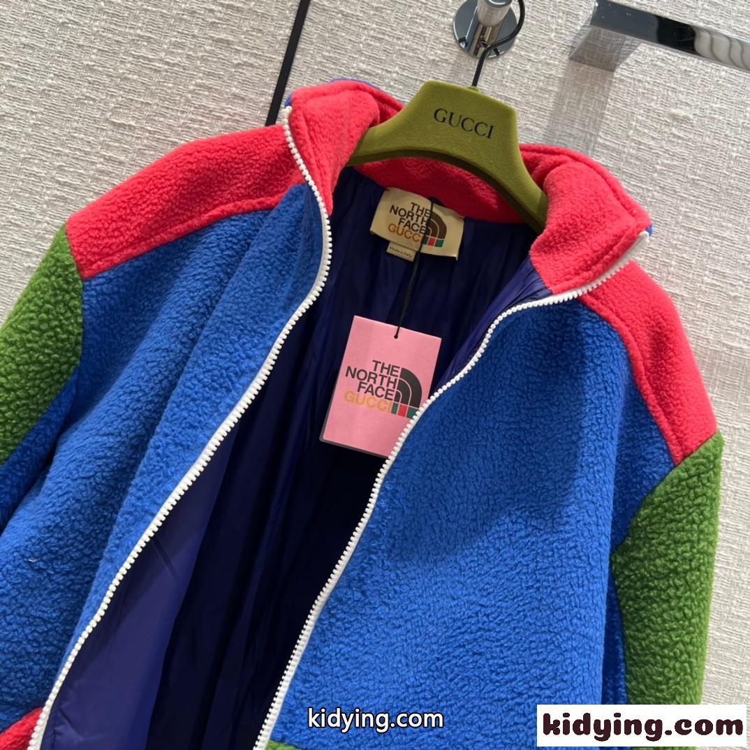 THE NORTH FACE X GUCCI 秋冬 配色 フリースジャケット グッチ ジャケット コピー-0