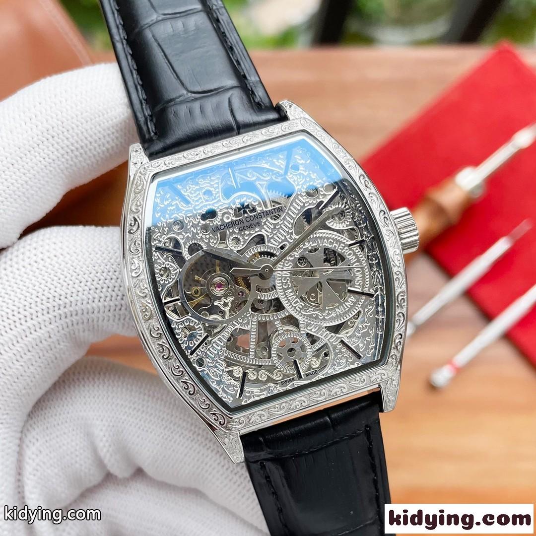 ヴァシュロン・コンスタンタン 時計 コピー 42mm おしゃれ エレガント 高級感 自動巻き トノー型-0