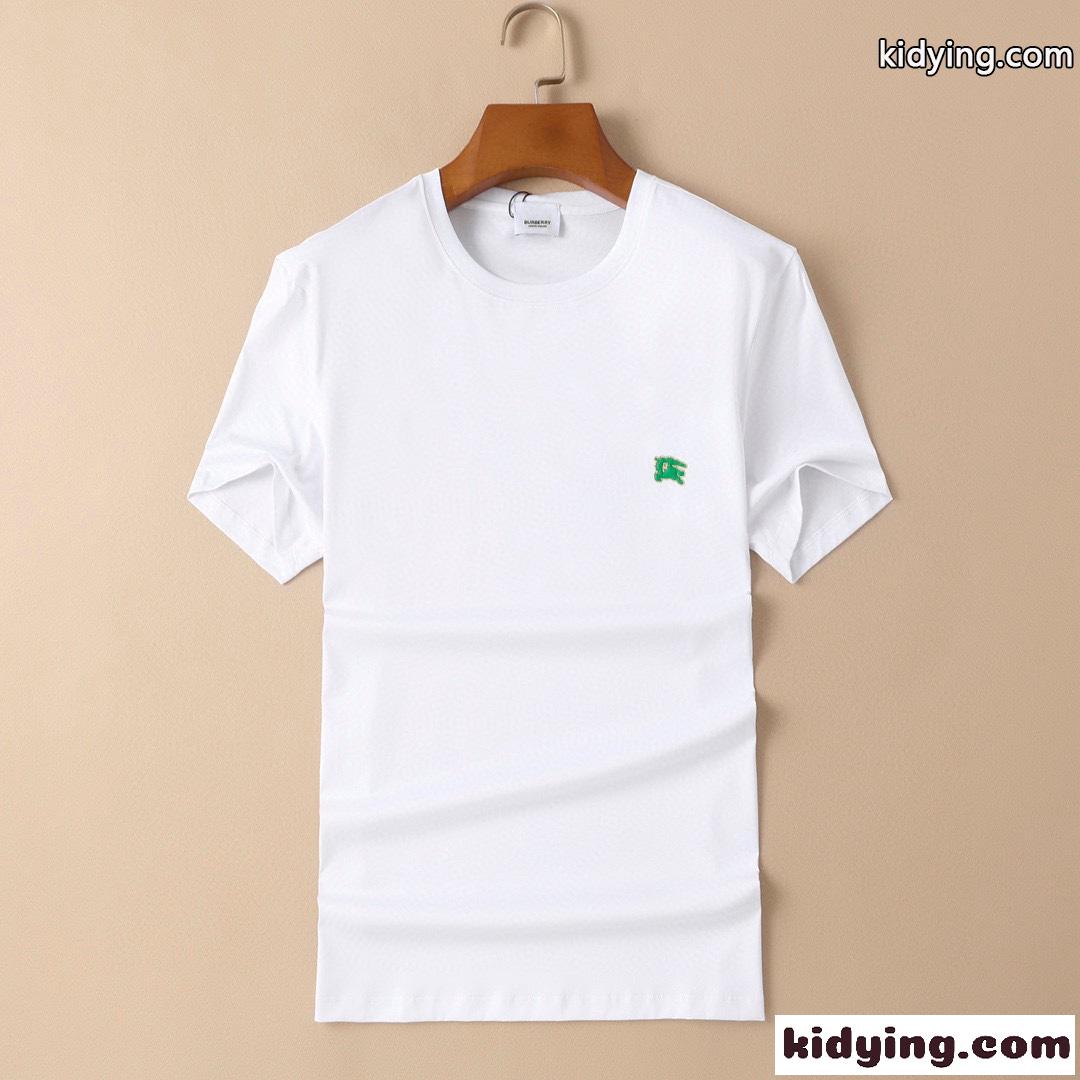 大きいサイズ 4色あり快適 メンズ Tシャツ バーバリー 半袖tシャツ コピー クルーネック トップス-5
