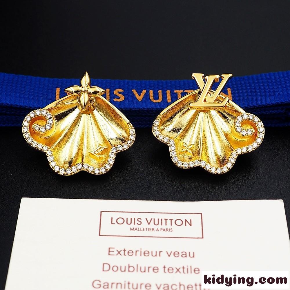ピアス･クルーザー LV アクアティック ルイヴィトン イヤリング 偽物 アクセサリー ゴールド-1