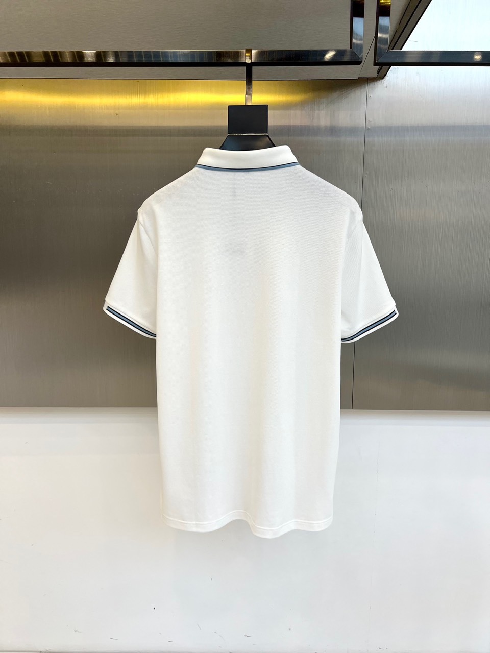 カジュアル 定番 コットンピケ ポロシャツ ロエベ Tシャツ 偽物 半袖 ホワイト-3