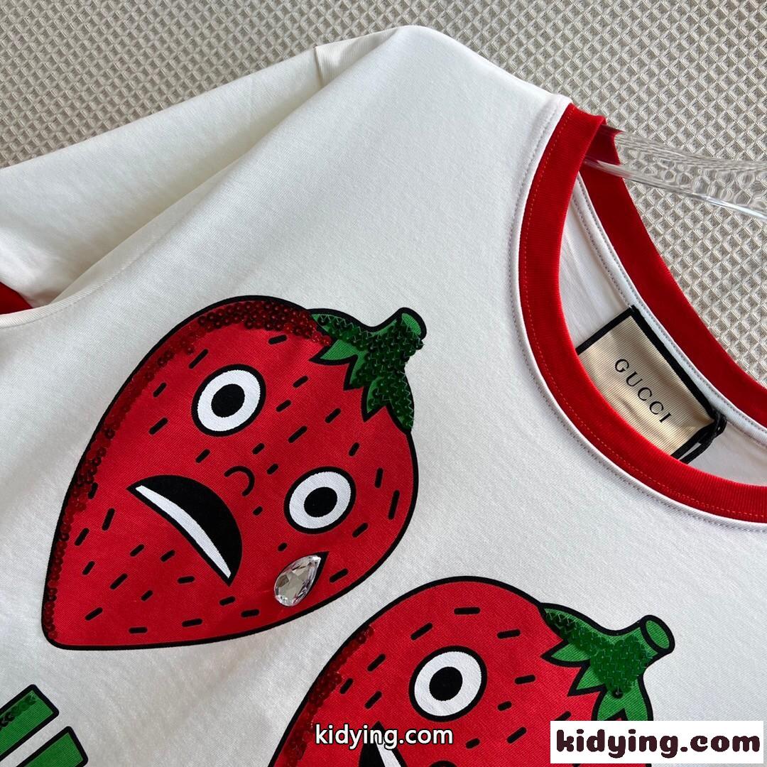 Gucci x Harry Styles プリント バイカラー グッチ Tシャツ コピー 半袖 トップス ユニセックス-1