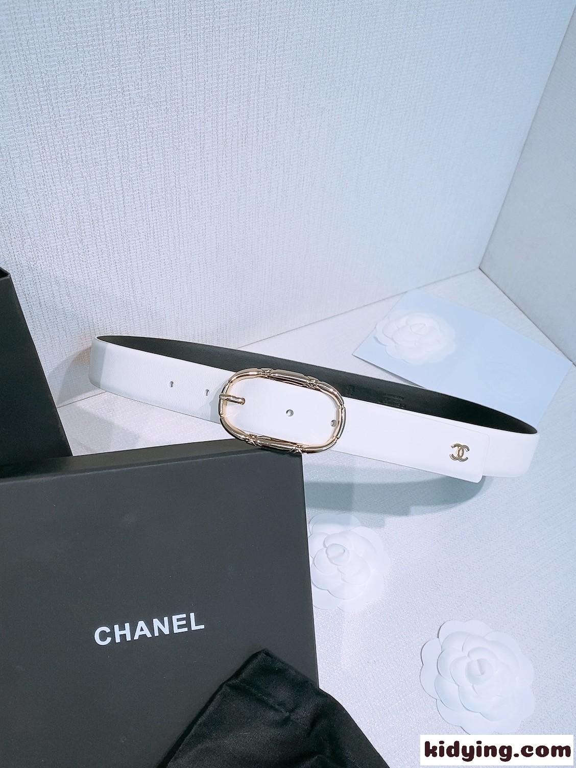 洗練された 上品 CHANEL レザーベルト シャネル ベルト コピー 30mm-3