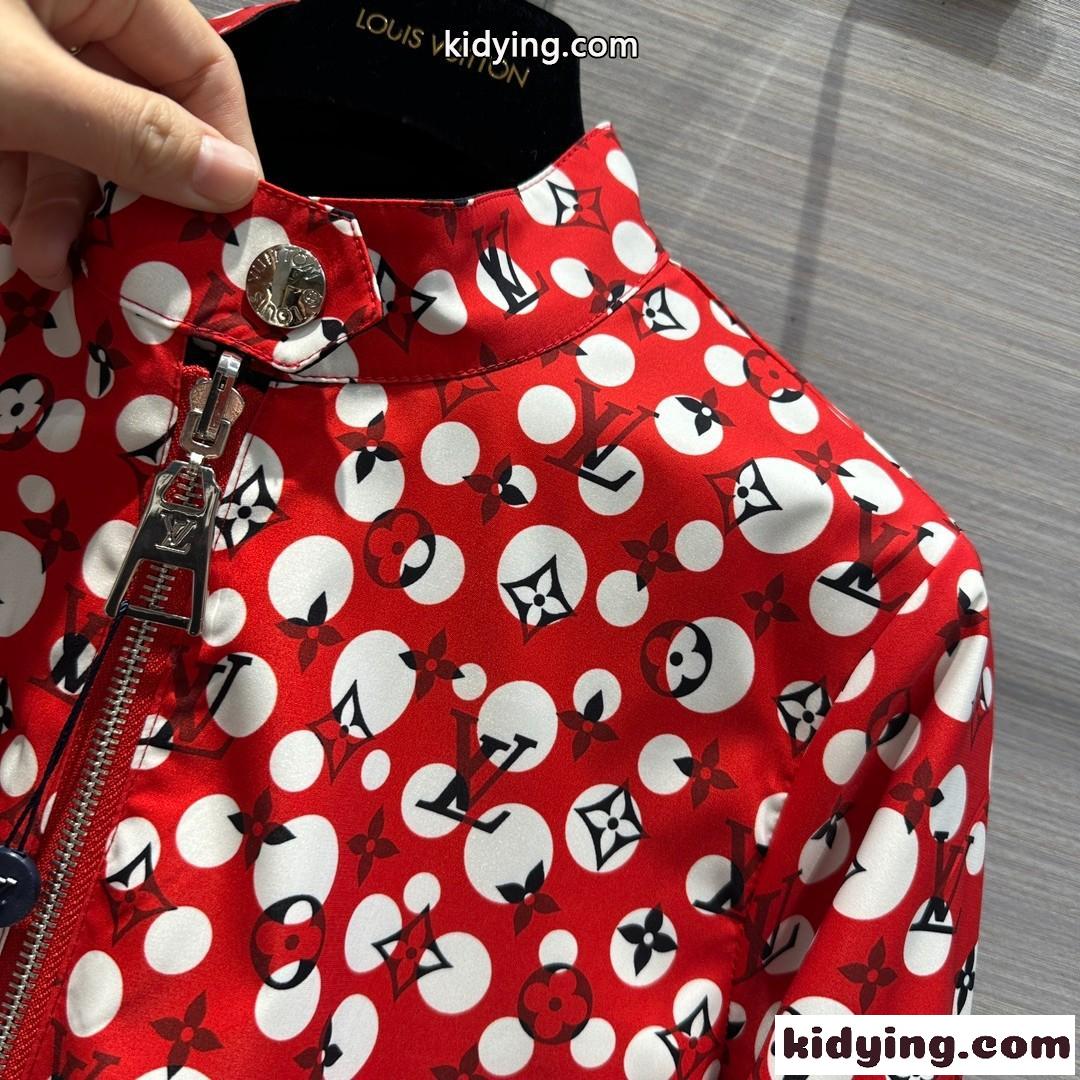 激安新作~LV × YK リバーシブル インフィニティ ドット ボンバージャケット ルイ・ヴィトン ジャケット コピー-2
