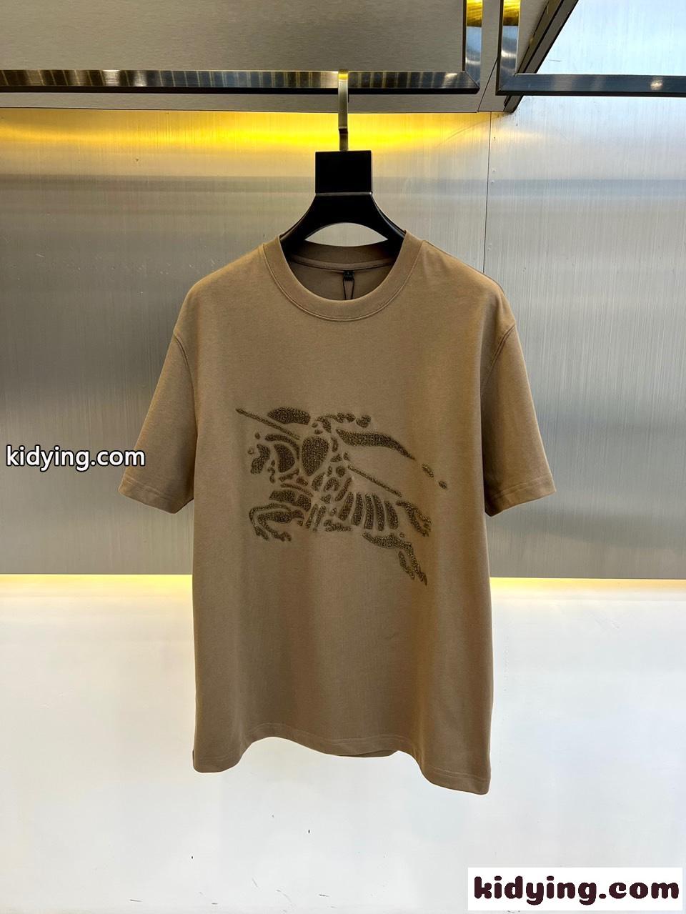 カジュアル バーバリー Tシャツ コピー クルーネック 半袖Tシャツ-0