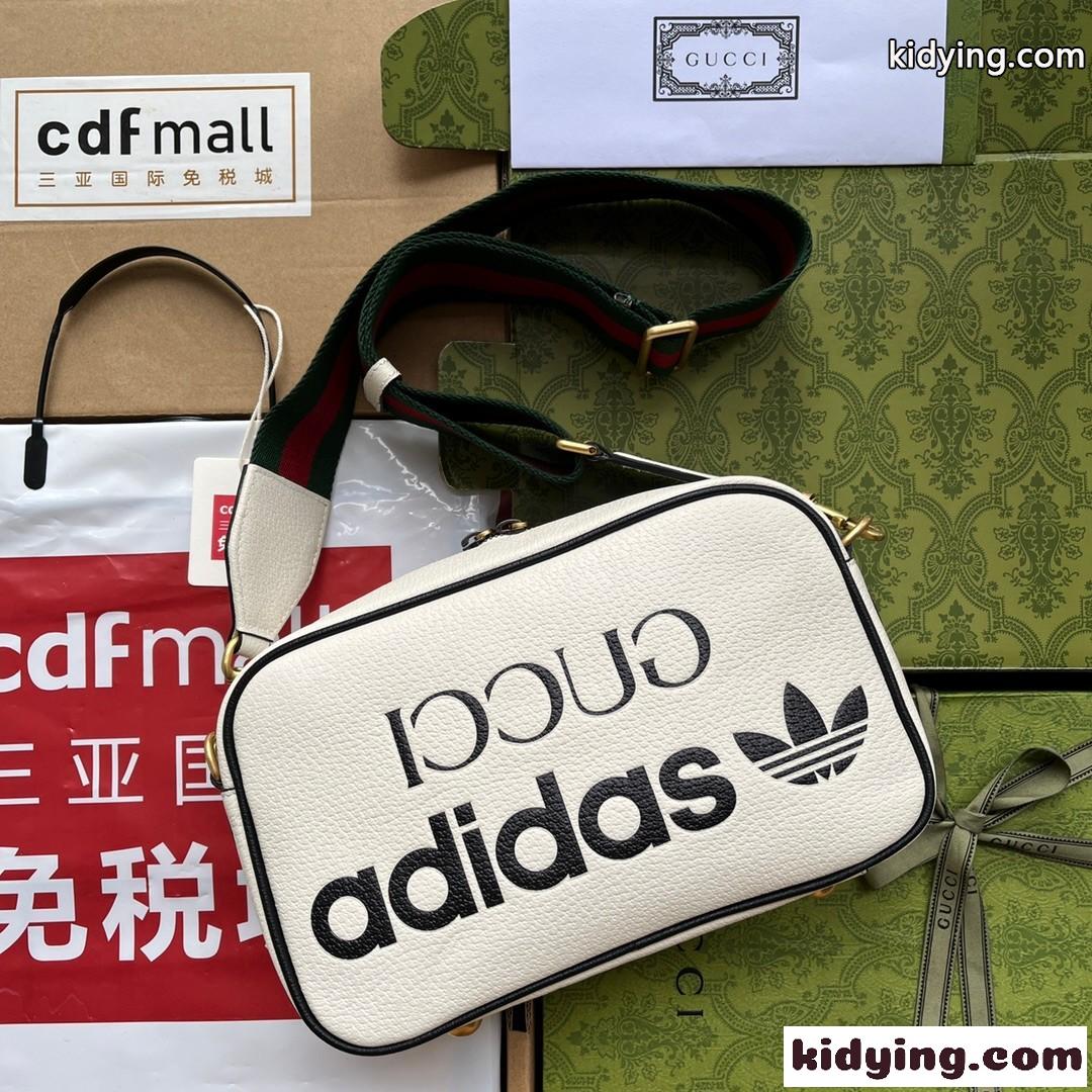 最高adidas x Gucci スモール ショルダーバッグ グッチ バッグ コピー 斜め掛け カメラバッグ-0