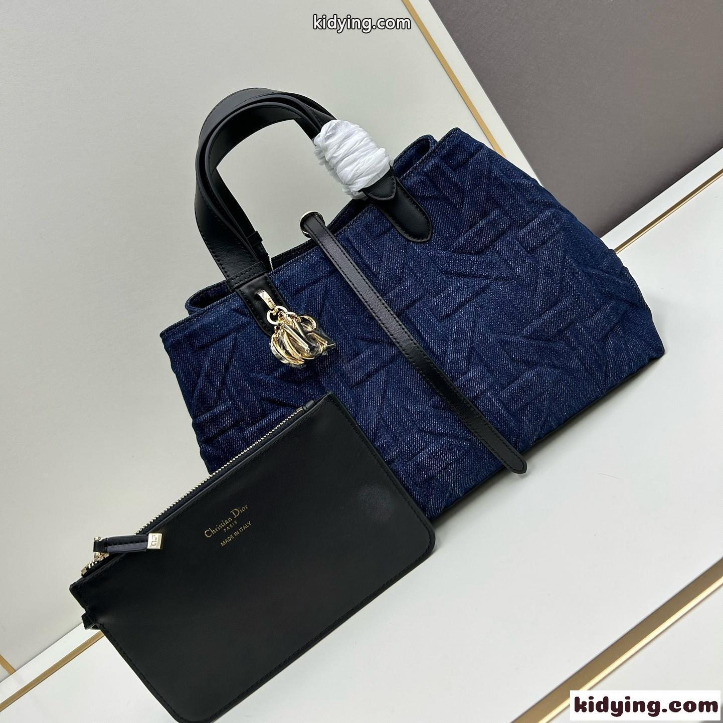 クリスチャン・ディオール バッグ コピー Dior Toujours バッグ ミディアム ブルー-0