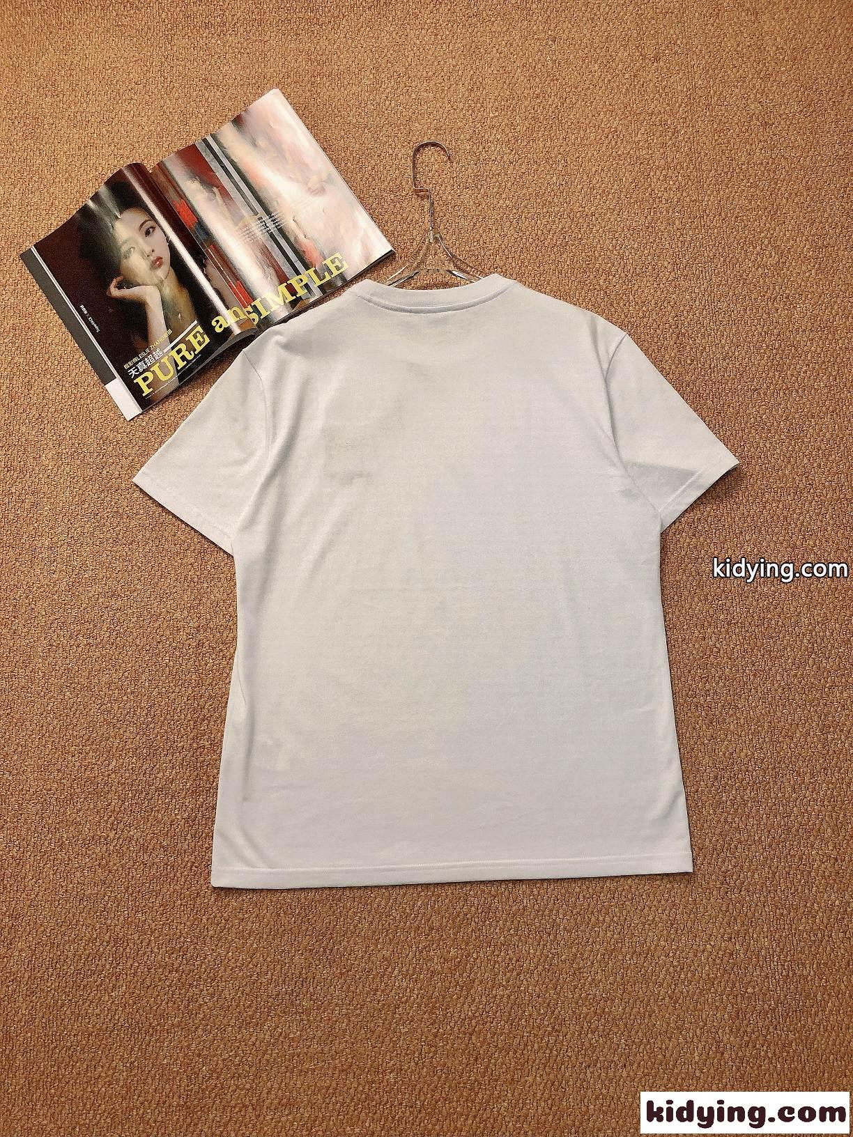 定番 レディース メンズ コットン 刺繍 着心地いい バーバリー 半袖tシャツ コピー ホワイト ブラック-2