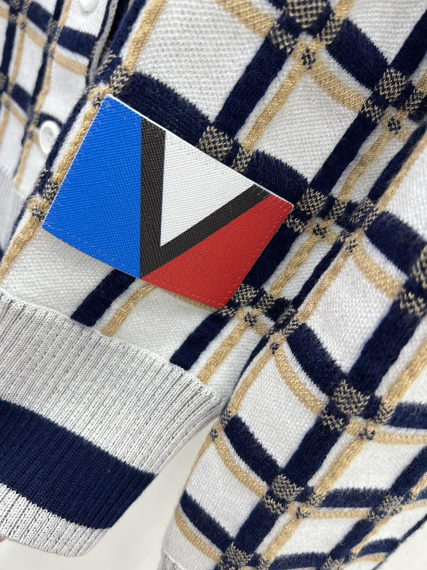 23AW◆Louis Vuitton◆3D チェックジャガード カーディガン コピー レディース ブラック-2