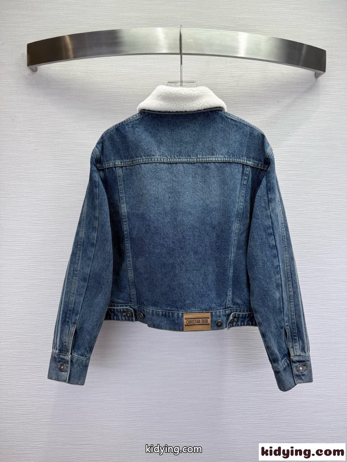 DiorAlps オーバーサイズ デニムジャケット クリスチャン・ディオール ジャケット コピー ブルー-3