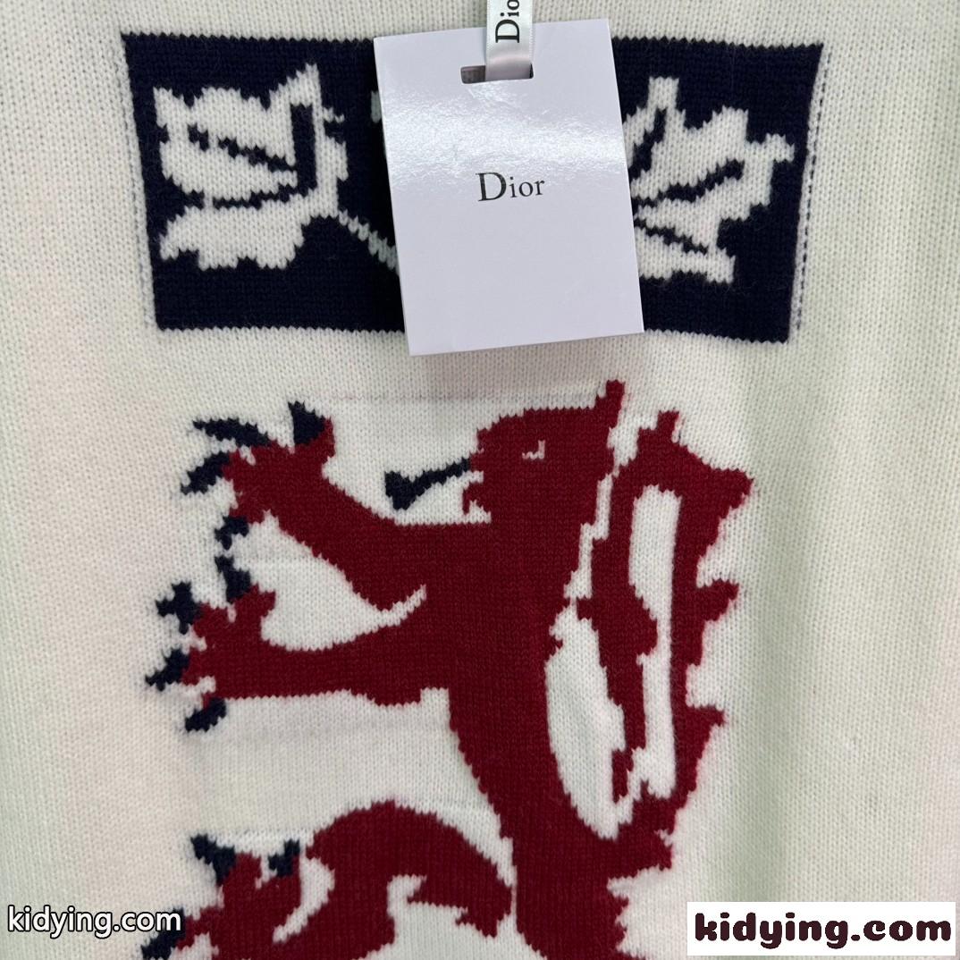 Dior Scotland Map カシミヤニット クリスチャン・ディオール セーター コピー-1