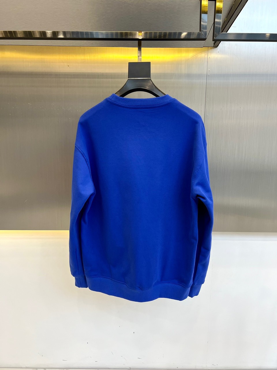 カジュアル ロゴ コットン スウェットシャツ ロエベ Tシャツ コピー ブルー-4