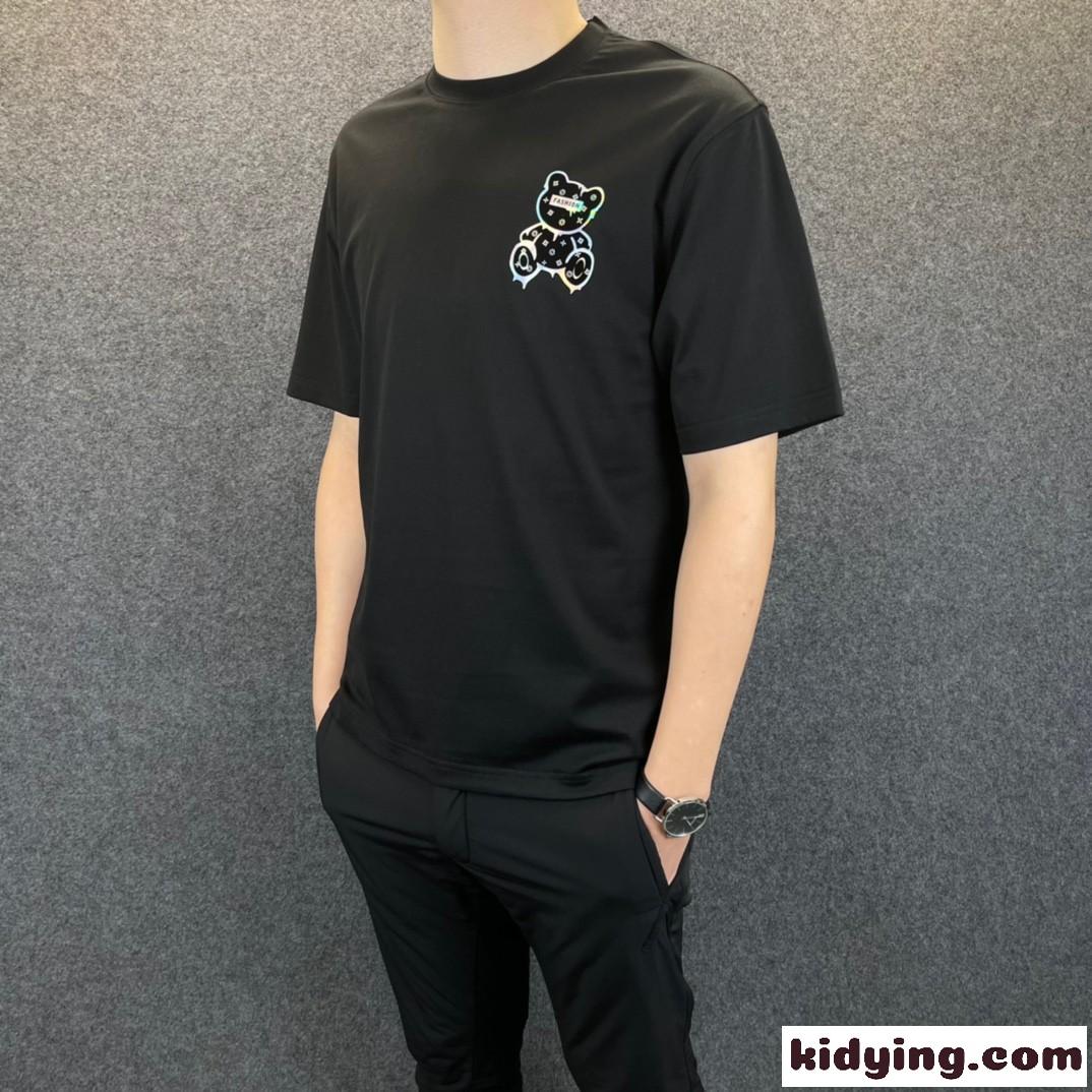 高品質 着心地いい 快適 クルーネック フィリッププレイン 半袖Tシャツ コピー 人気 ファッション ホワイト ブラック-2