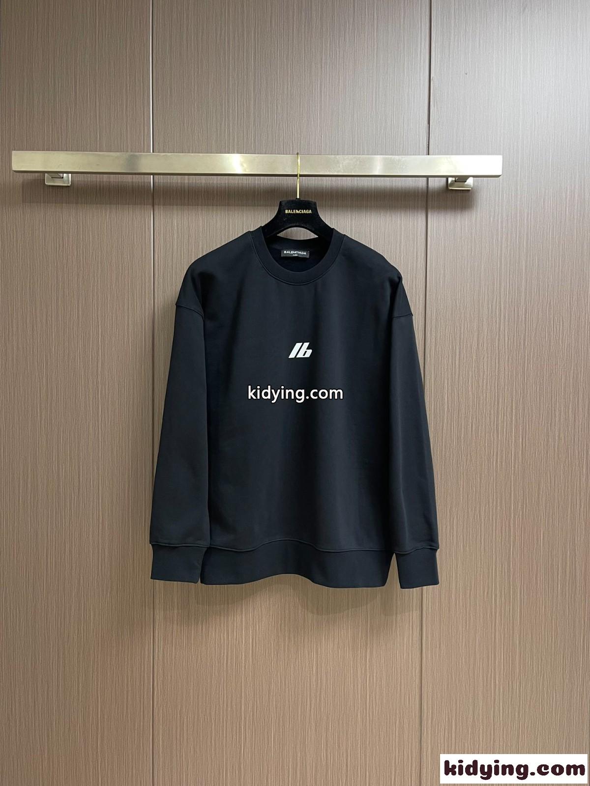 人気 カジュアル ロゴプリント バレンシアガ Tシャツ コピー スウェットシャツ-0