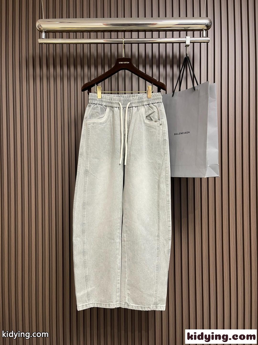 カジュアル バレンシアガ パンツ 偽物 合わせやすい デニムパンツ-2