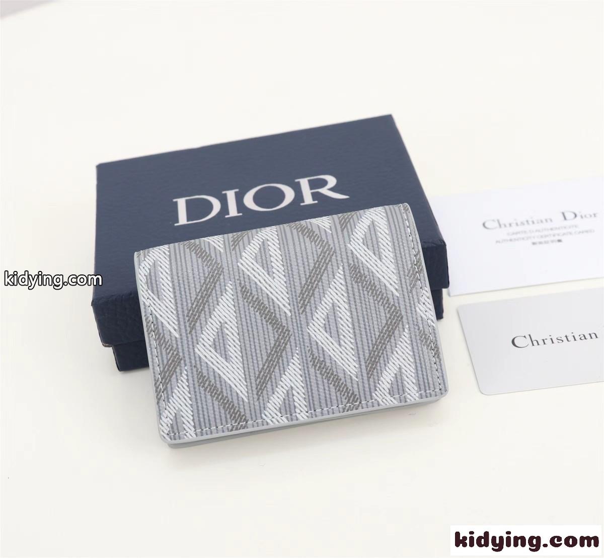 CD Diamond キャンバス ビジネスカードホルダー クリスチャン・ディオール 財布 コピー-1