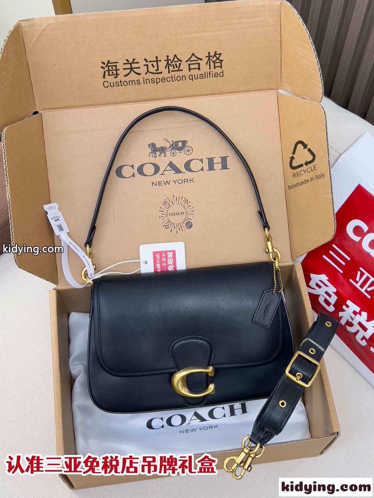 大人気 ソフト タビー ショルダーバッグ コーチ バッグ スーパーコピー ブラック-2