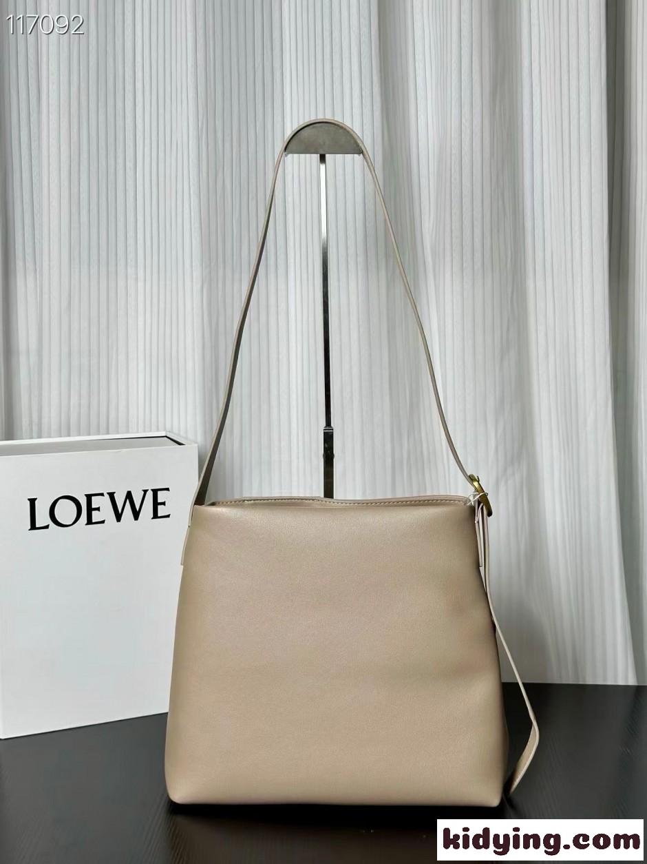 ロエベ ドレープ トートバッグ スーパーコピー LOEWE 大人気 新作 ベージュ-2