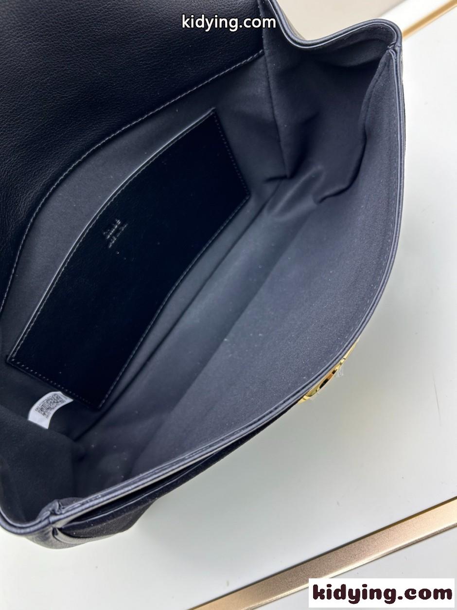 カジュアル おしゃれ クロエ バッグ スーパーコピー スエード Chloé Heritage ショルダーバッグ ブラック-4