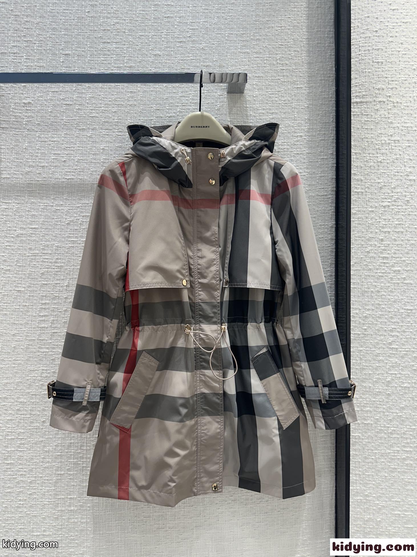 クラシック チェック柄 トレンチコート バーバリー ジャケット コピー レディース-0