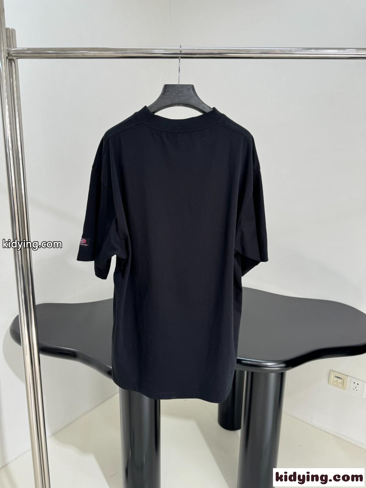 カジュアル オーバーサイズTシャツ バレンシアガ Tシャツ コピー ユニセックス-2