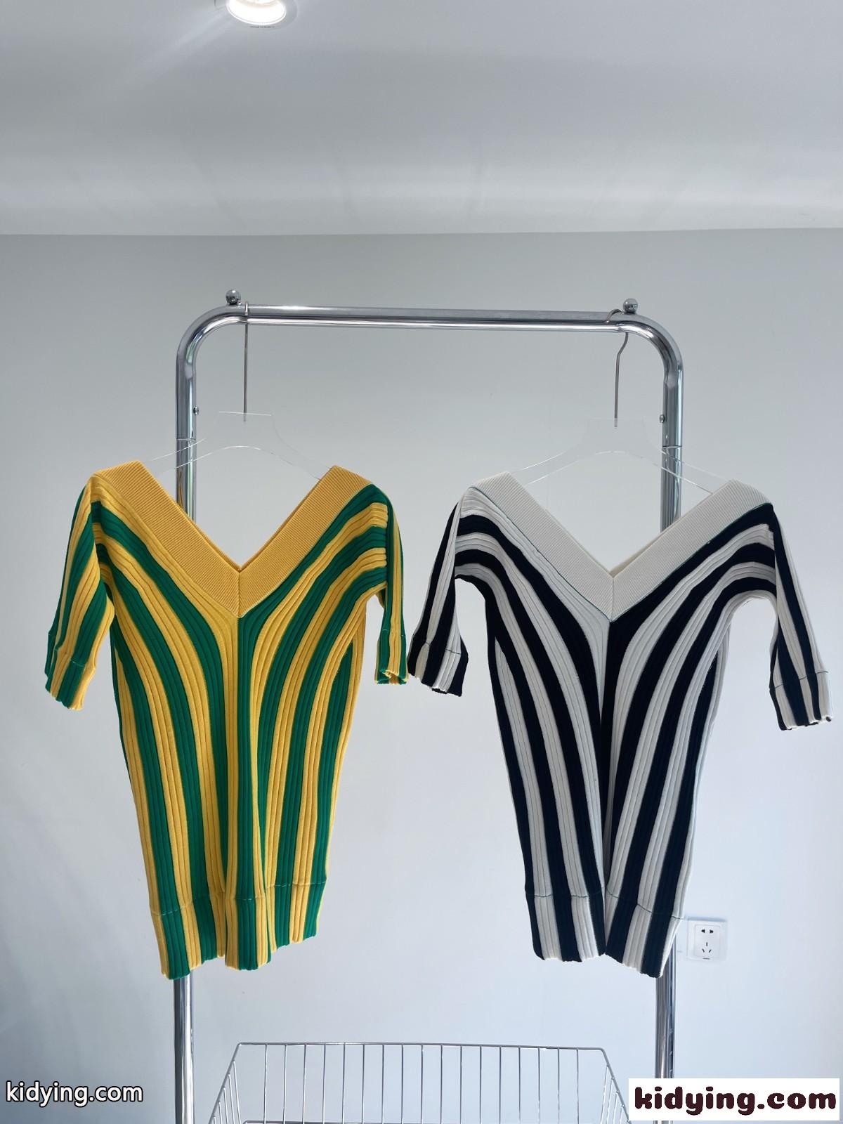 BOTTEGA VENETA 軽量 リブ リネントップ ボッテガ・ヴェネタ Tシャツ コピー レディース-0