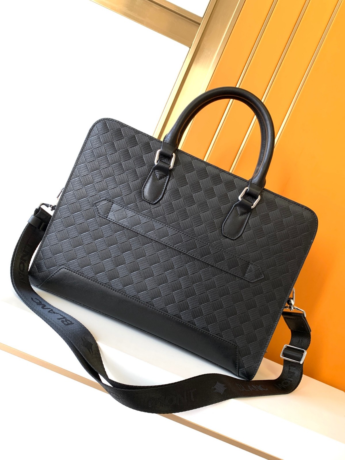 上品 高級感 ビジネスバック モンブラン バッグ メンズ コピー ブリーフケース-2