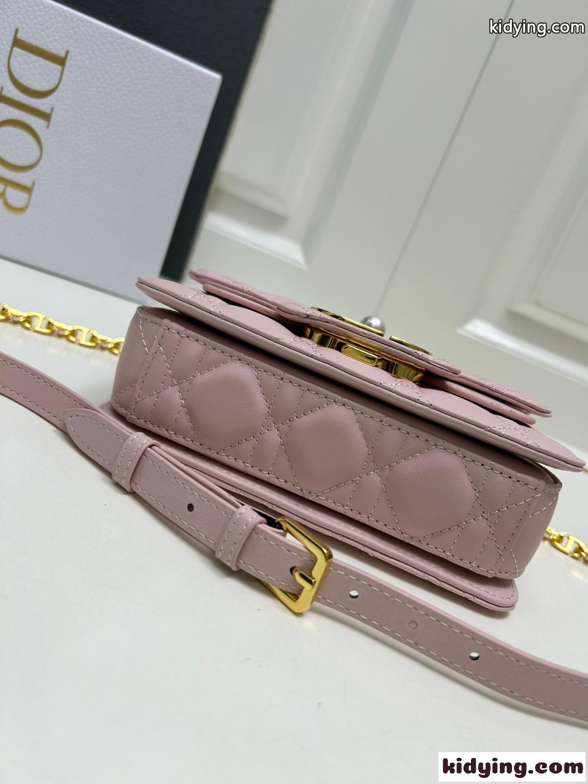 Dior Jolie トップハンドルバッグ スモール クリスチャン・ディオール バッグ コピー ピンク-3