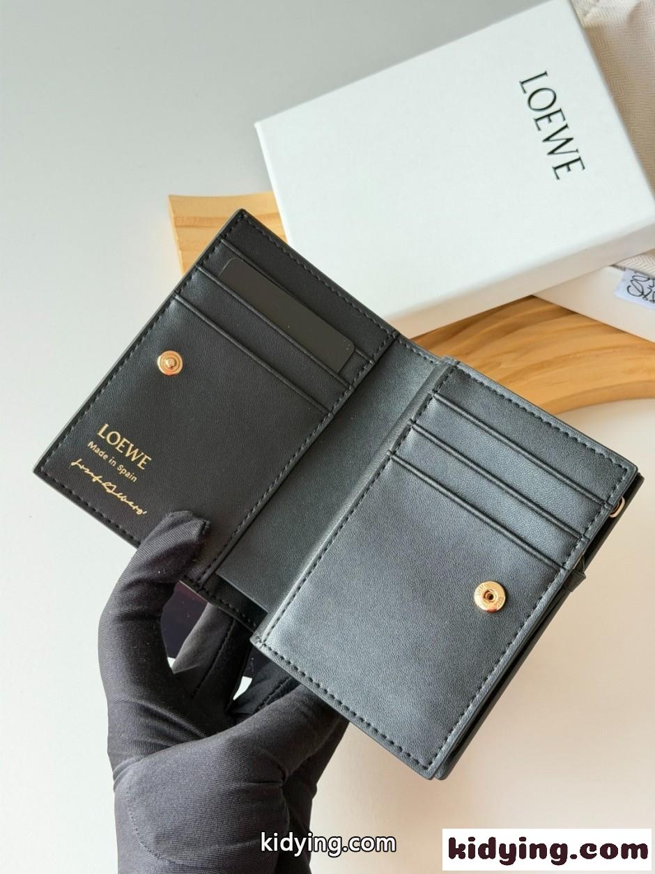 ロエベ 財布 スーパーコピー LOEWE x Albers 二つ折り財布 コンパクトウォレット-5