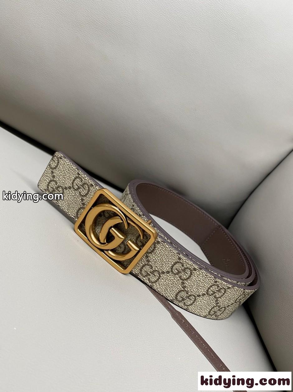 GG レザー グッチ ベルト コピー ダブルG リバーシブルベルト-1
