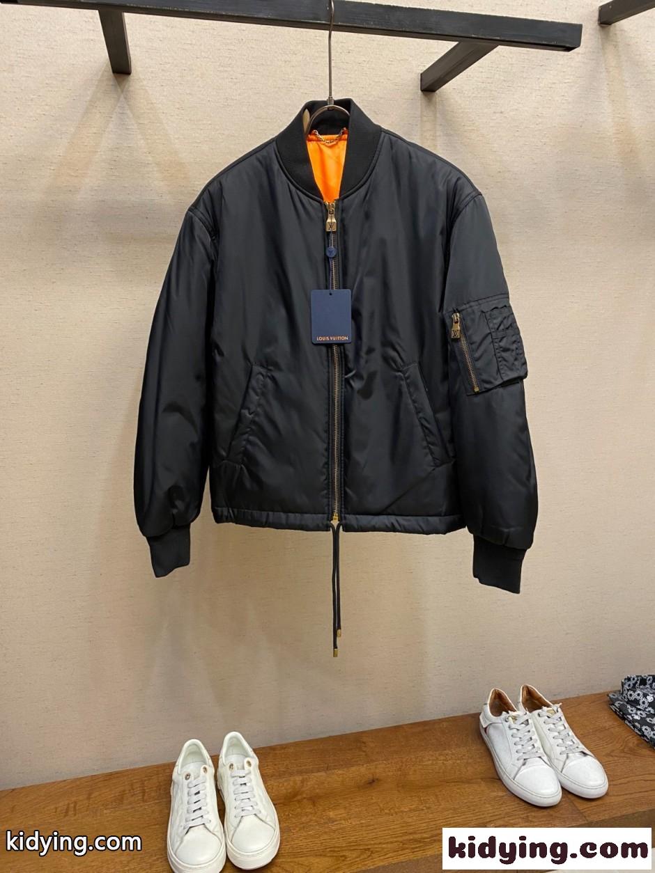 洗練された カジュアル クロップドボンバー ルイ・ヴィトン ジャケット スーパーコピー-0
