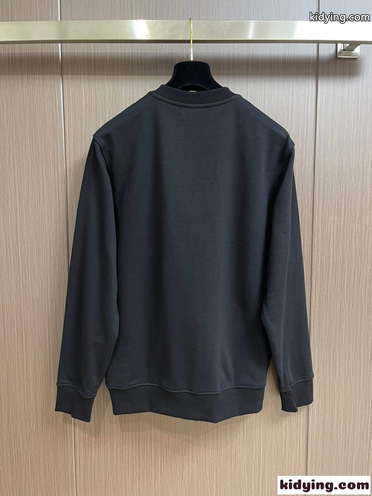 カジュアル 定番 ロゴ入り プラダ Tシャツ コピー コットン スウェットシャツ-1
