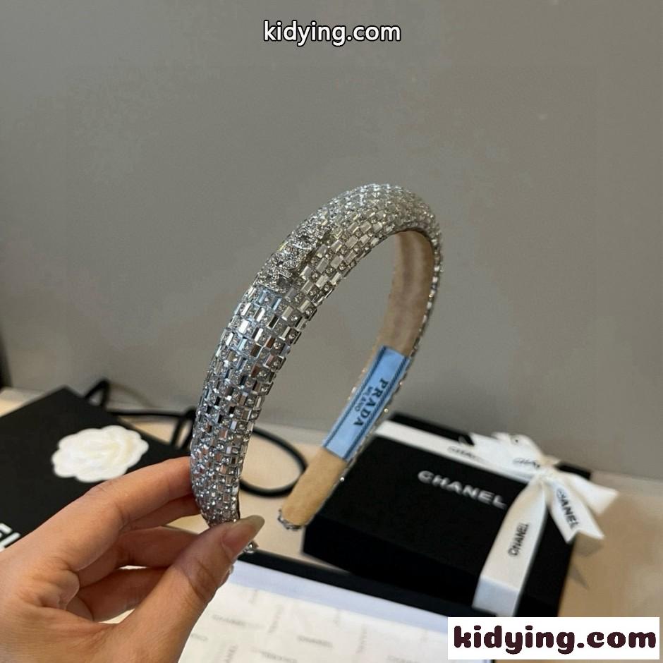 注目される キラキラ プラダ カチューシャ 偽物 ヘアアクセサリー 合わせやすい-2