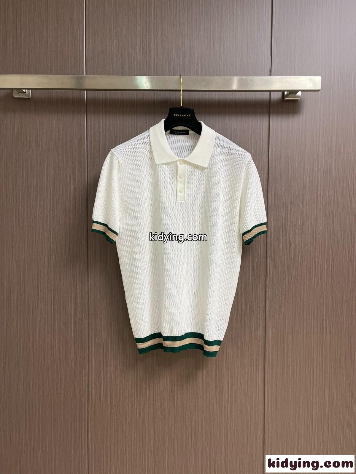 カジュアル 上品 エルメネジルド・ゼニア ニット コピー 半袖ニットポロ-1