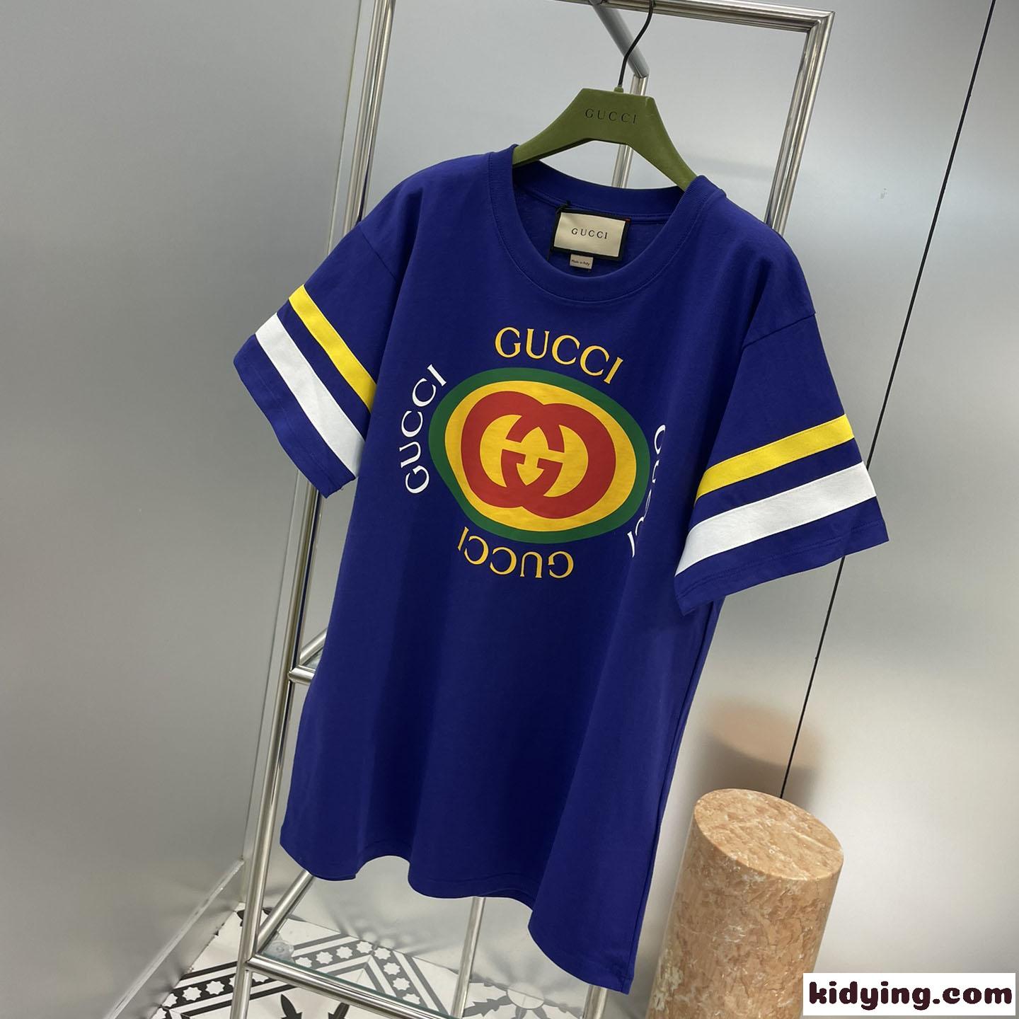 ユニセックス ゆったり おしゃれ グッチ Tシャツ コピー 半袖 プリント カジュアル-0