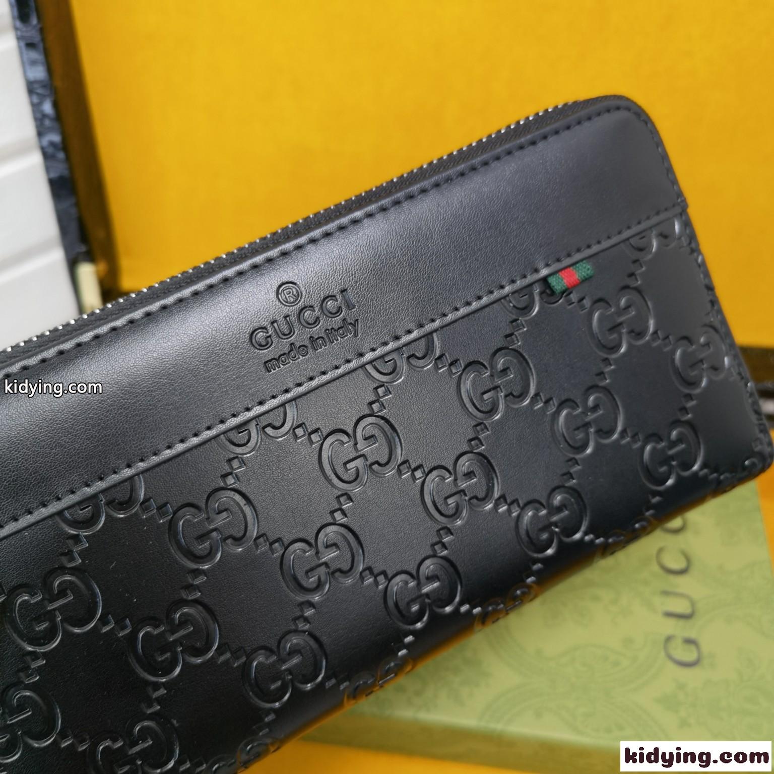 高級感 型押し GG ラウンド 長財布 グッチ 財布 コピー メンズ 定番 人気 ウォレット-4