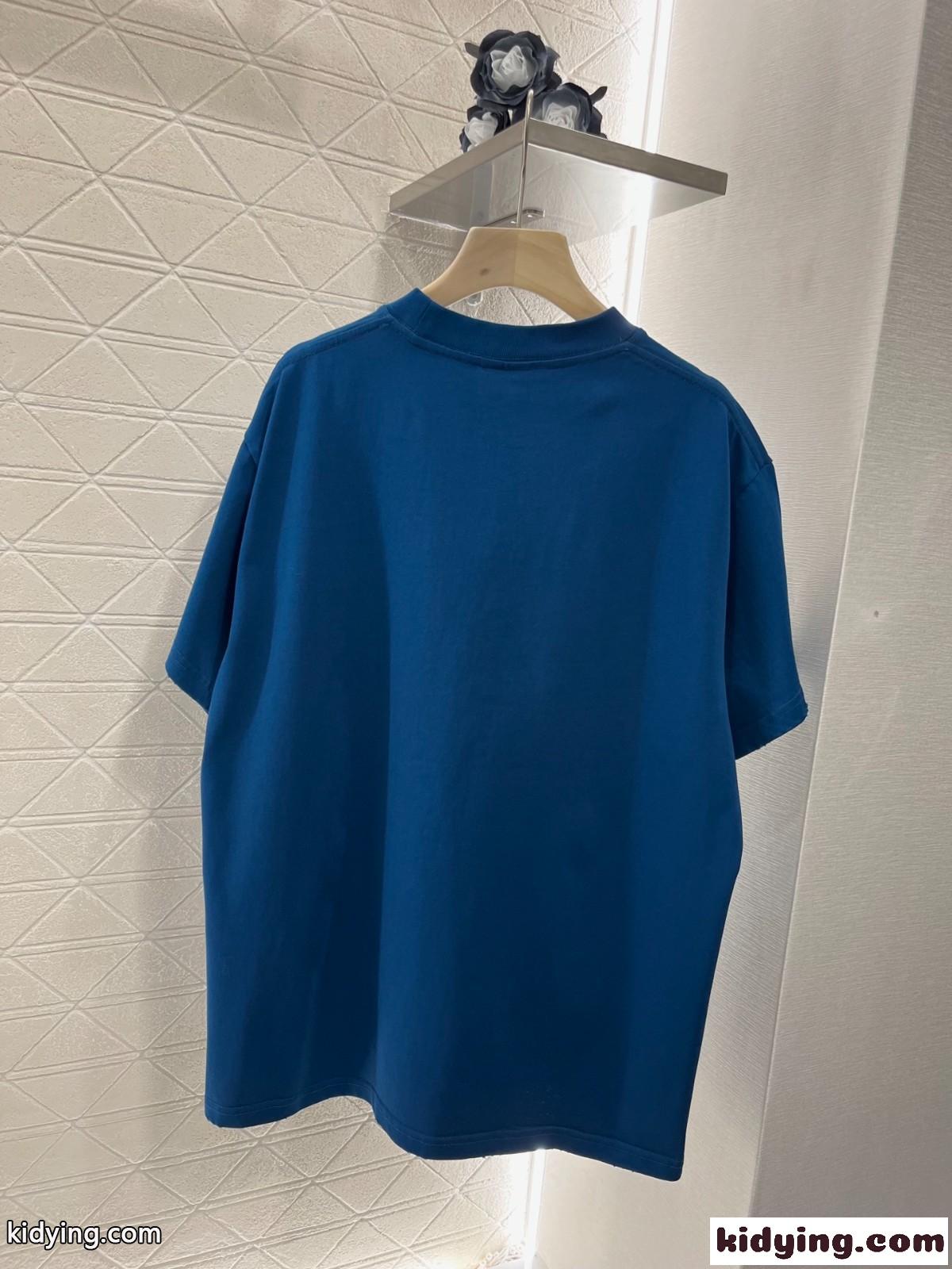 プリント オーバーサイズ 半袖Tシャツ バレンシアガ Tシャツ コピー ユニセックス-2