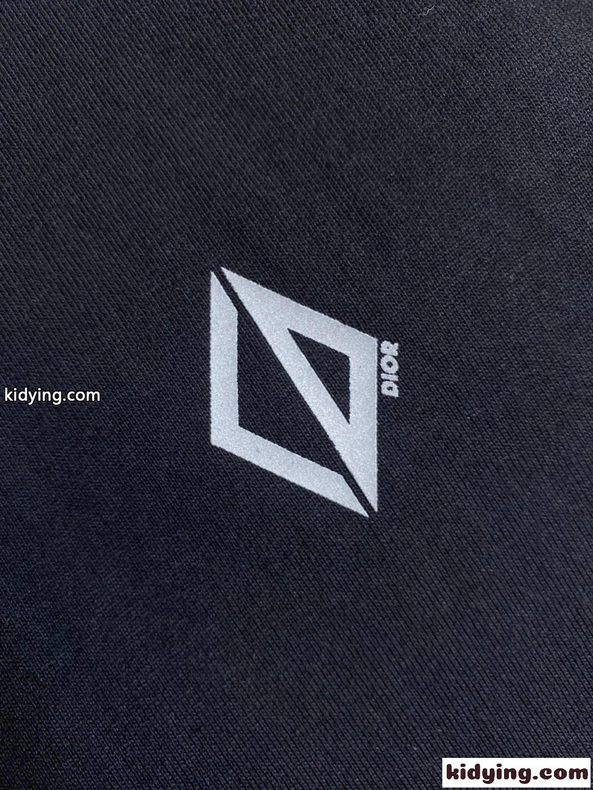 シンプル 上品 CD Diamond Tシャツ クリスチャン・ディオール Tシャツ コピー ブラック-3