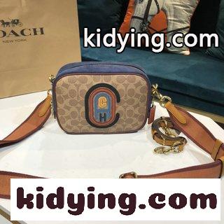 Coachコーチの最新の女性クラシックロゴ Coach貼付CAMERA全皮手袋に肩ひもを2本配送します コーチバッグ お手入れ コピー-2