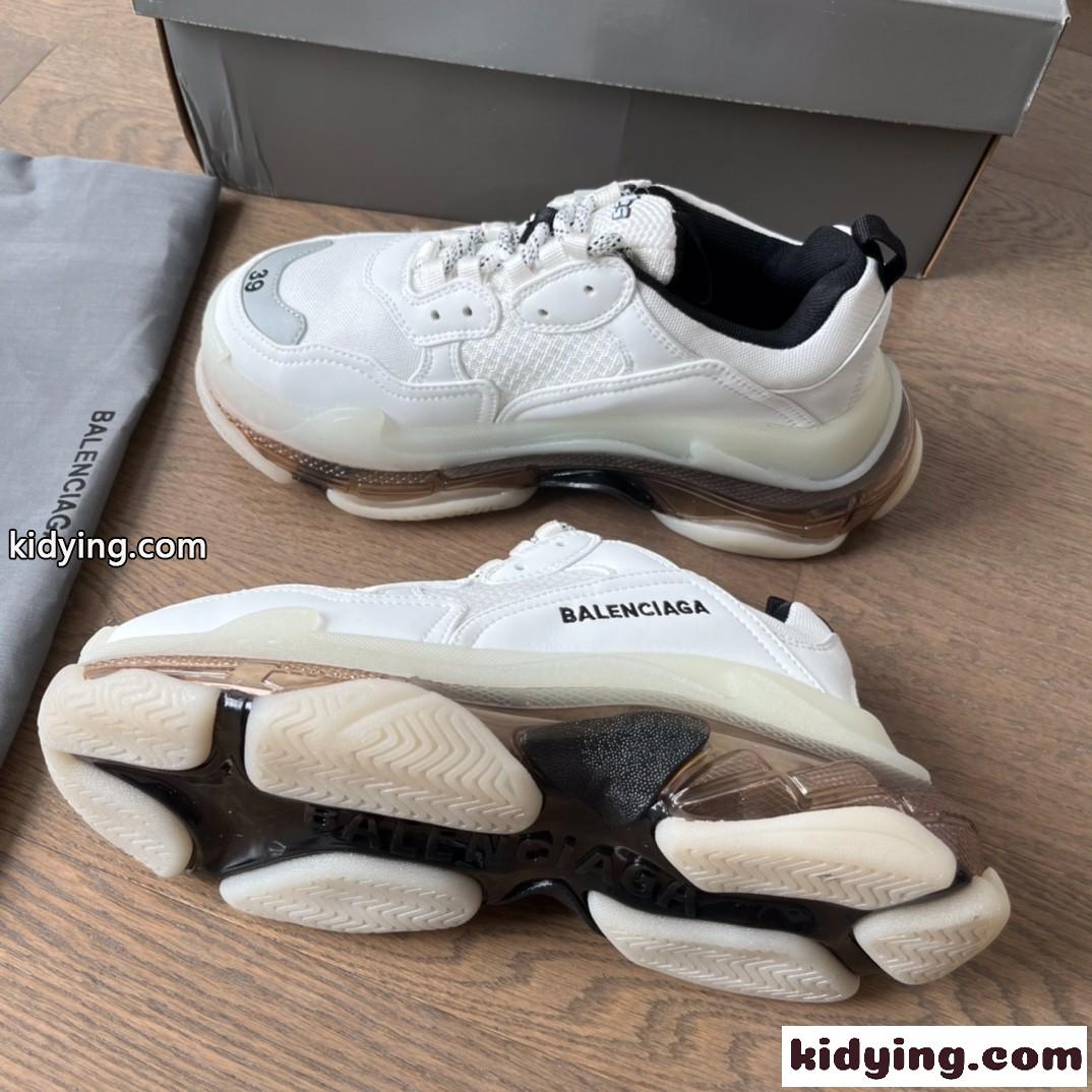 バレンシアガ スニーカー スーパーコピー 人気 軽量 Triple S Clear Sole-3