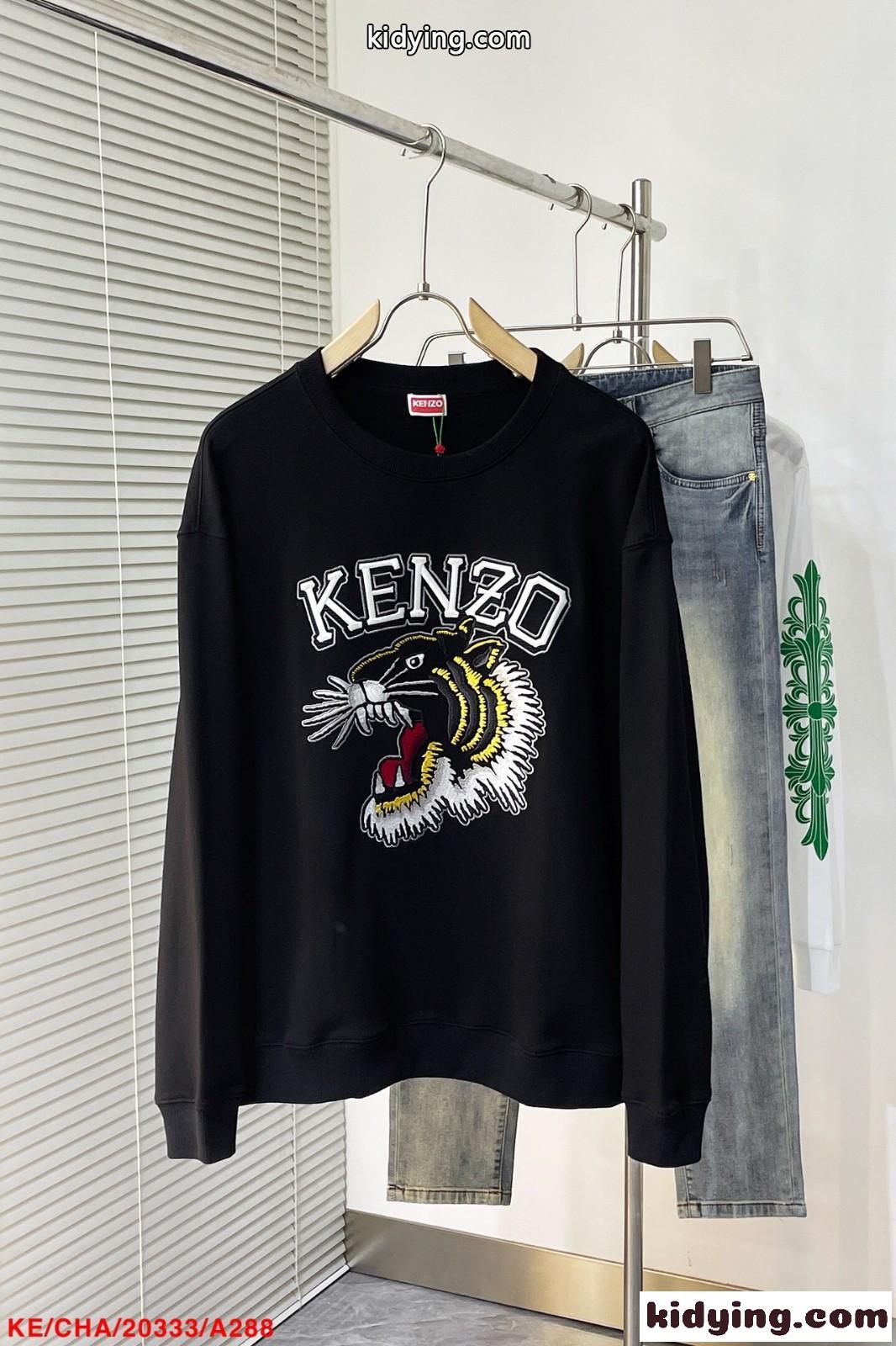 TIGER VARSITY 刺繍 クラシック スウェット ケンゾー パーカー コピー-1