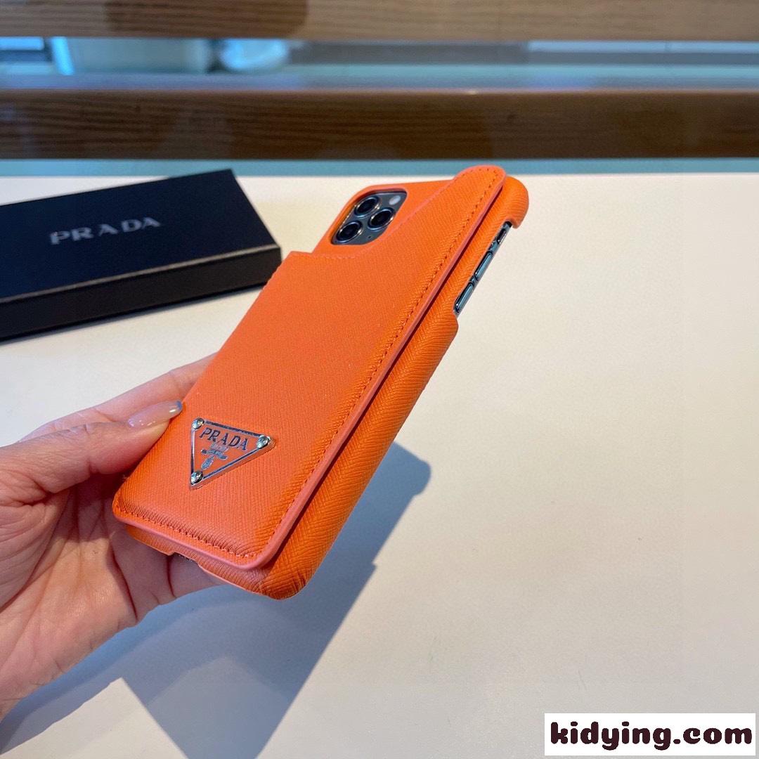 シンプル 上品 カード収納 プラダ スマホケース コピー アイフォンケース-1