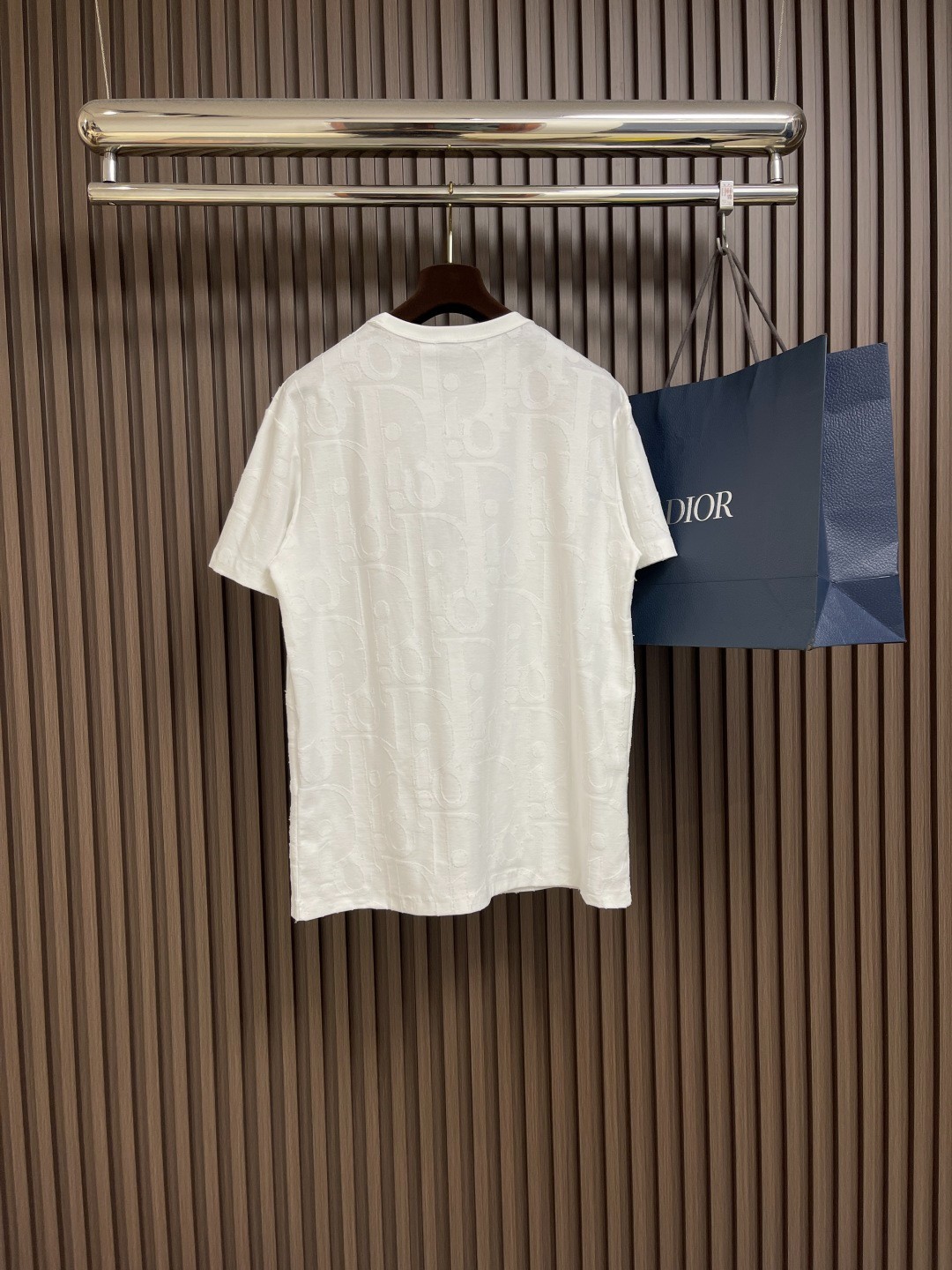 上品 コットンジャージー 半袖Tシャツ クリスチャン・ディオール Tシャツ 偽物-2