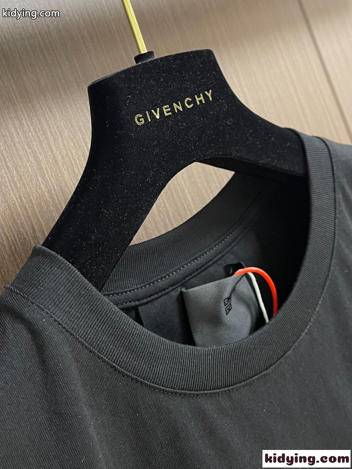 GIVENCHY カレッジ コットン Tシャツ スーパーコピー 半袖トップス-2