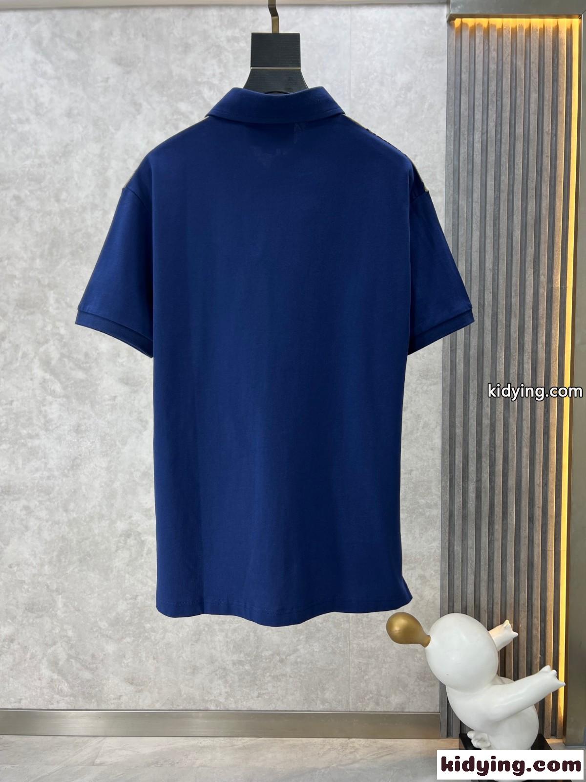 グッチ Tシャツ コピー GGコットンジャカード ポロシャツ メンズ トップス-0