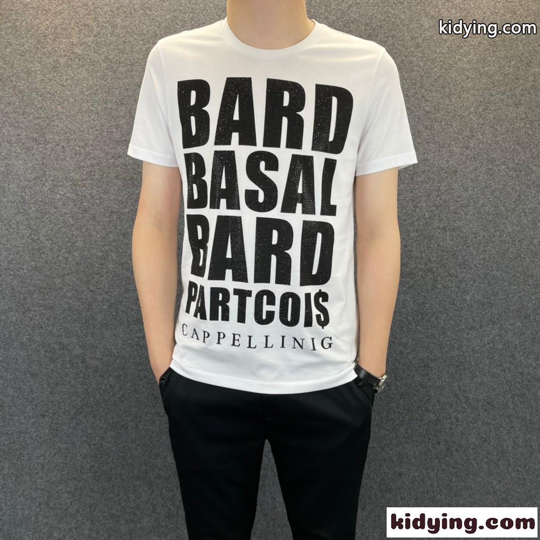 着心地いい カジュアル おしゃれ 上品 春夏 フィリッププレイン 半袖Tシャツ コピー 定番 クルーネック-1